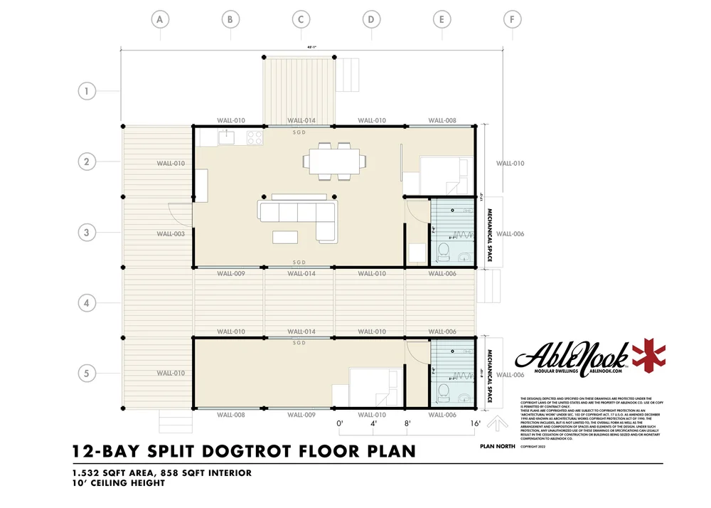 12-Bay “Dogtrot” by Able Nook