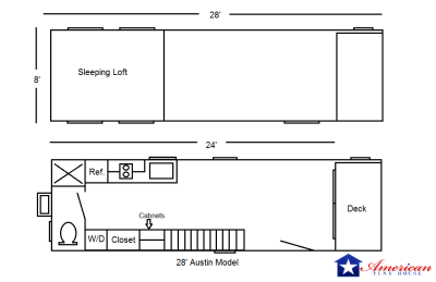 Austin American Tiny House by American Tiny House