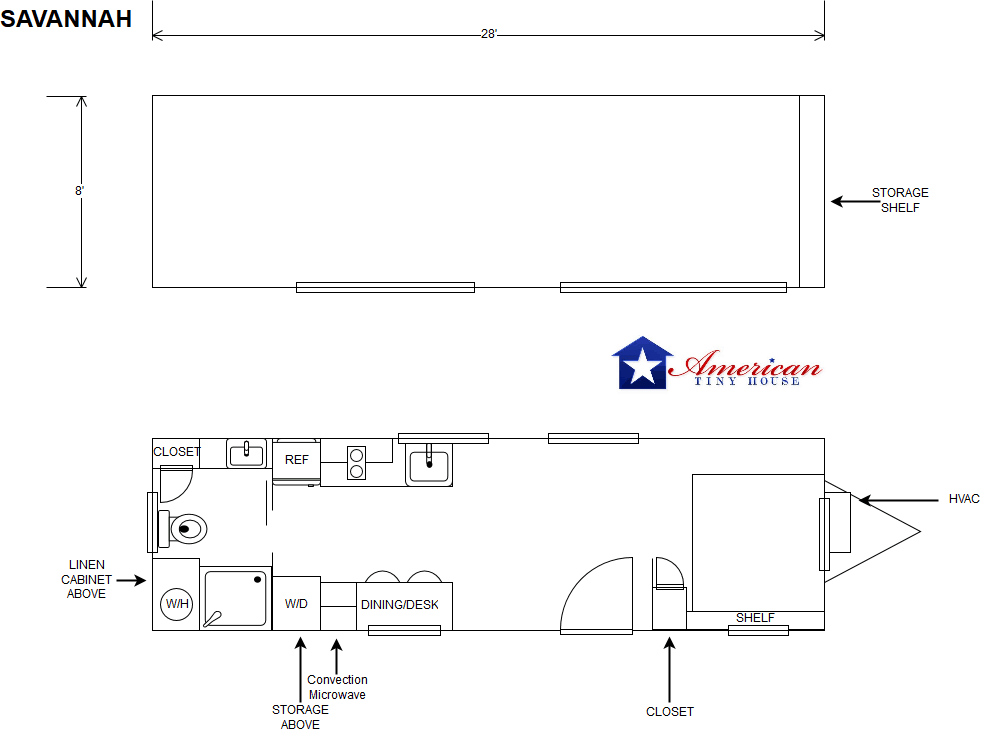 Savannah – American Tiny House by American Tiny House