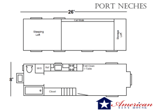 The 26′ Port Neches American Tiny House thumbnail 5