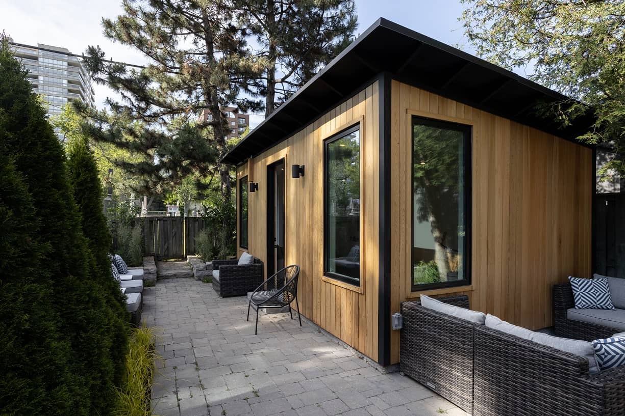 The Ultimate Cedar Garden Studio Canada by Backyard Escape Studios