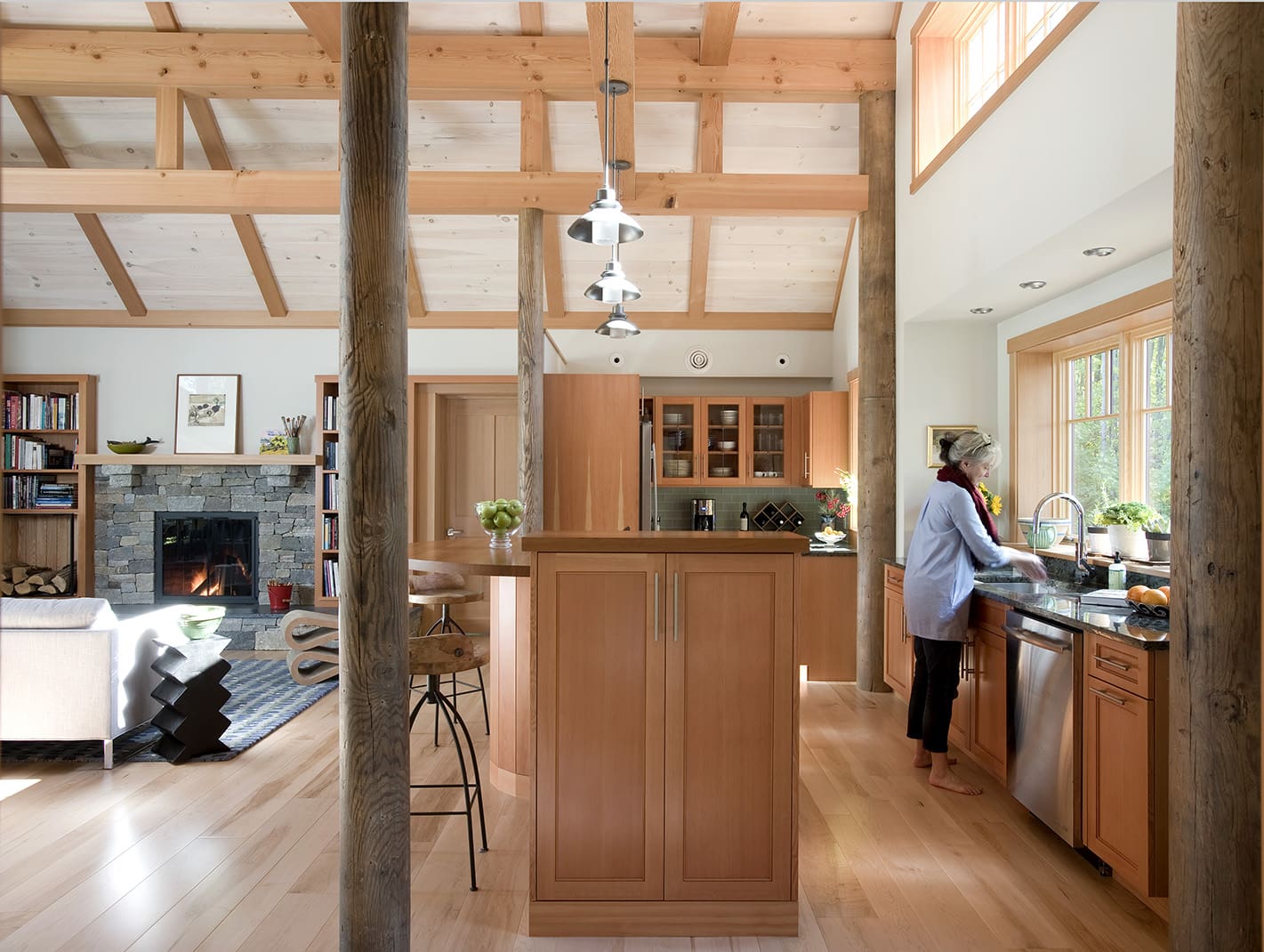 Contemporary Timberframe thumbnail 3