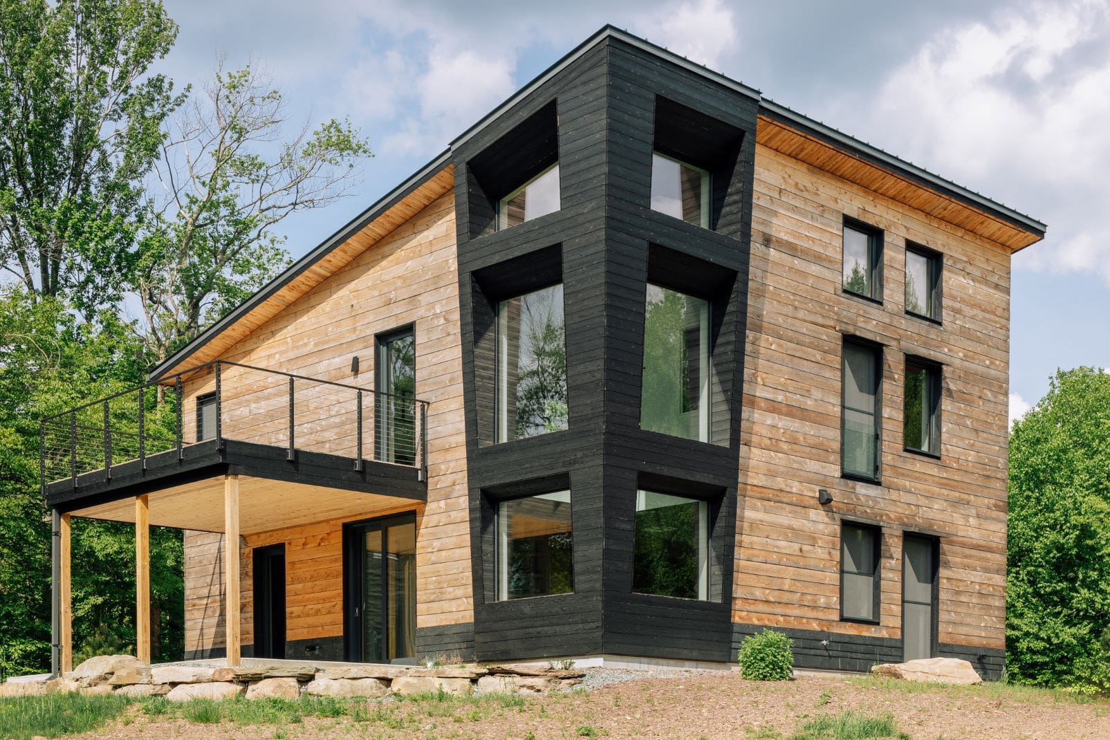 The Catskill Project Passive House by Bensonwood
