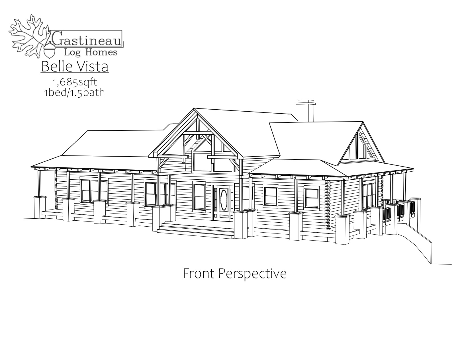 Belle Vista by Gastineau Log Homes