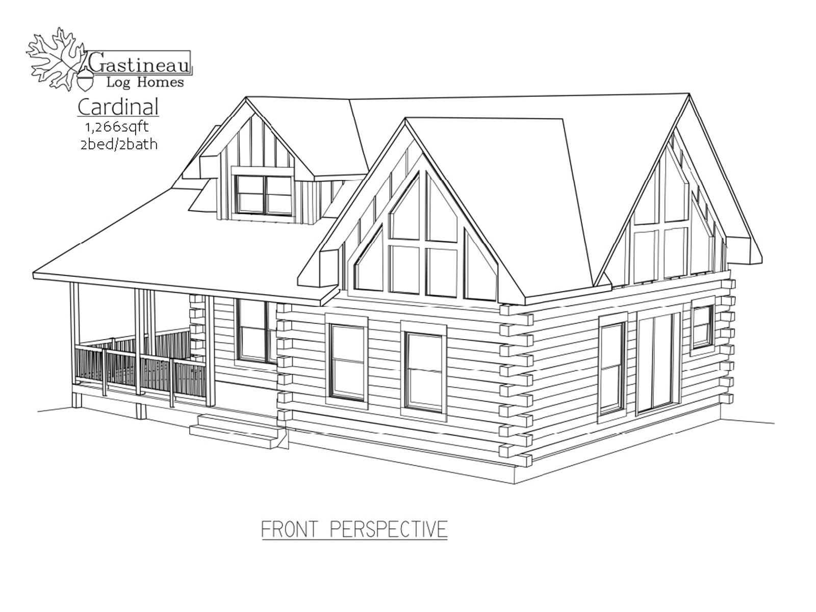 Cardinal by Gastineau Log Homes