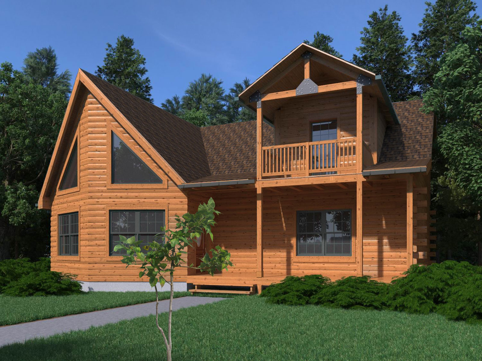 Caroline Loft B by Gastineau Log Homes