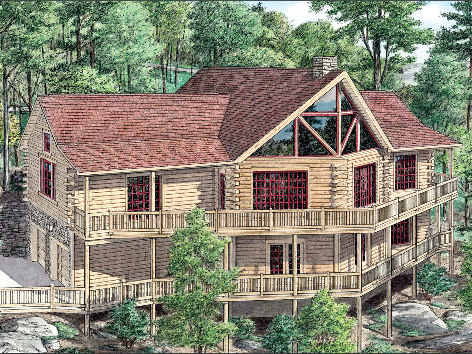 Cumberland Mountain by Gastineau Log Homes