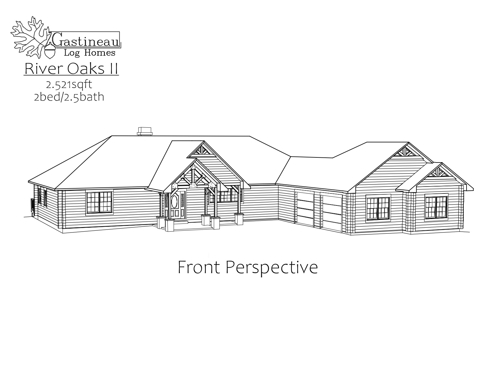 River Oaks II by Gastineau Log Homes