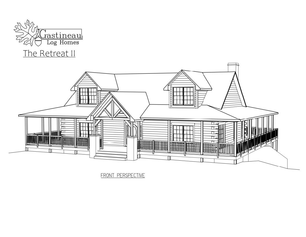 The Retreat II by Gastineau Log Homes