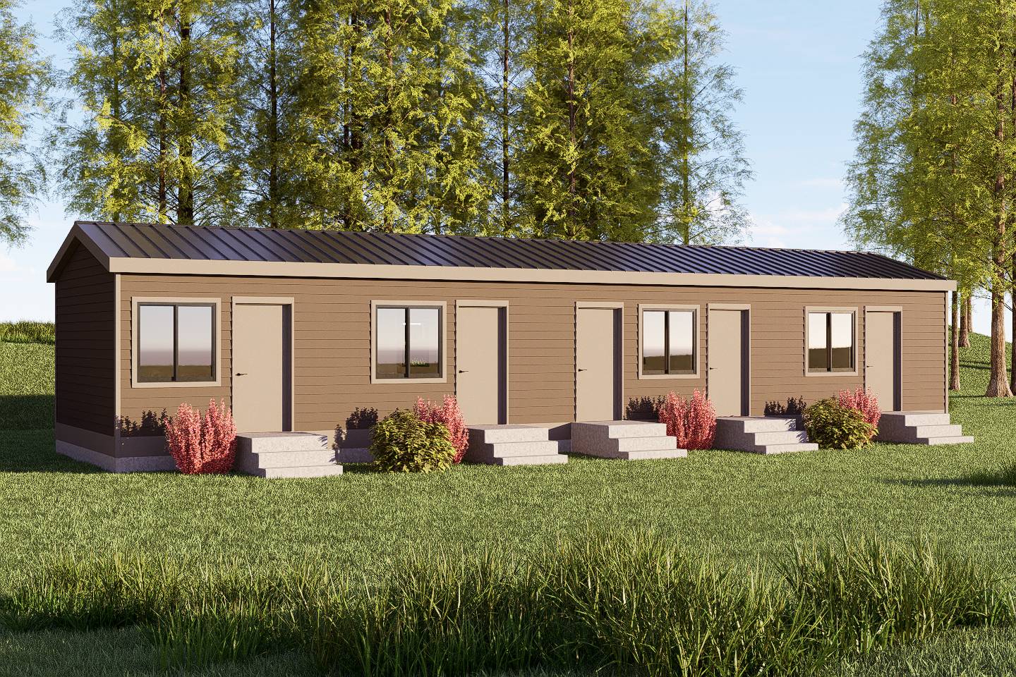 Employee Housing – Oasis – Fourplex thumbnail 2