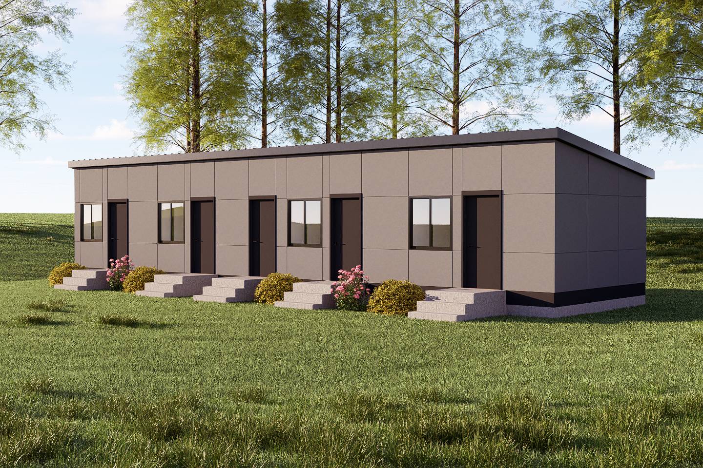 Employee Housing – Oasis – Fourplex thumbnail 3