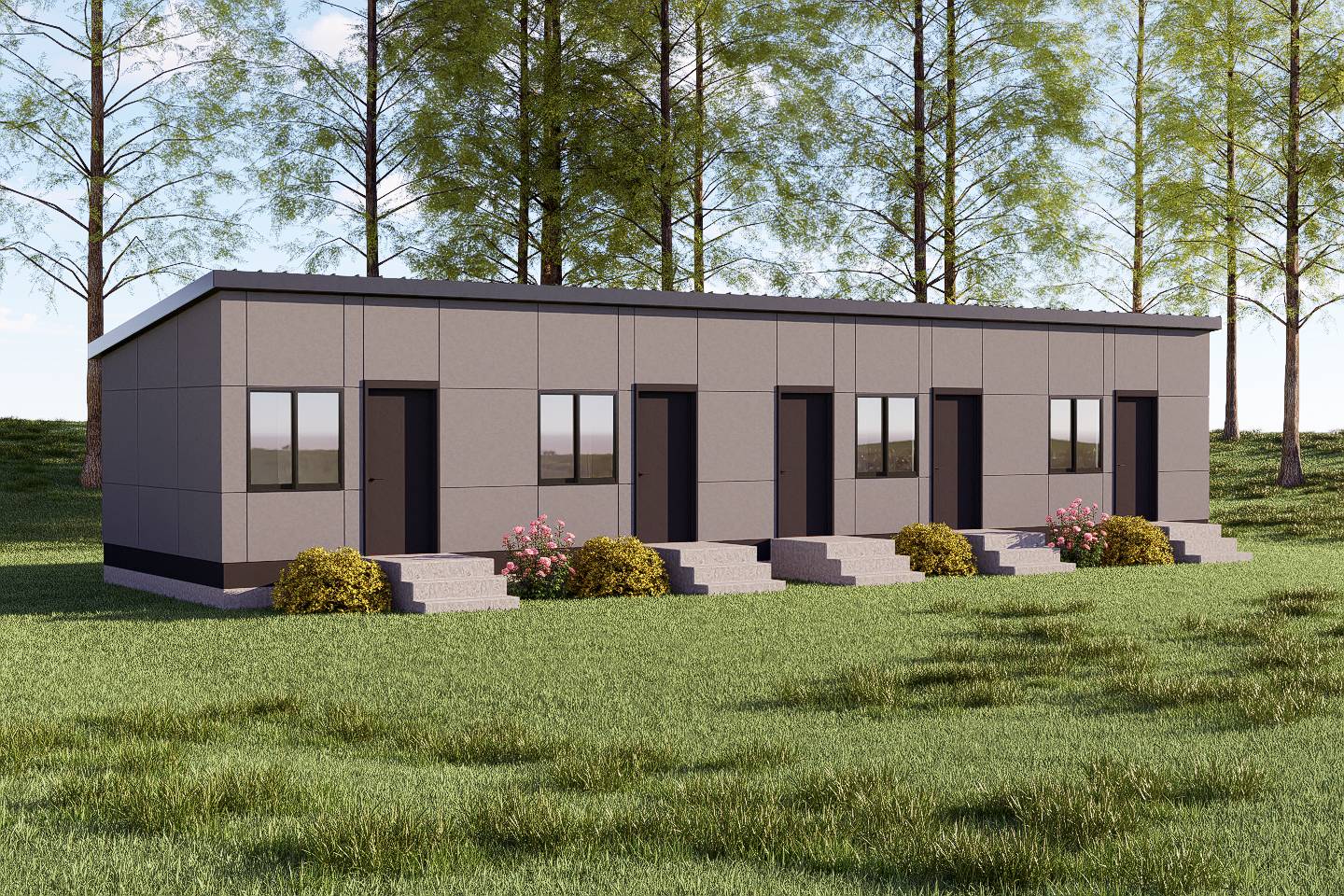 Employee Housing – Oasis – Fourplex thumbnail 4