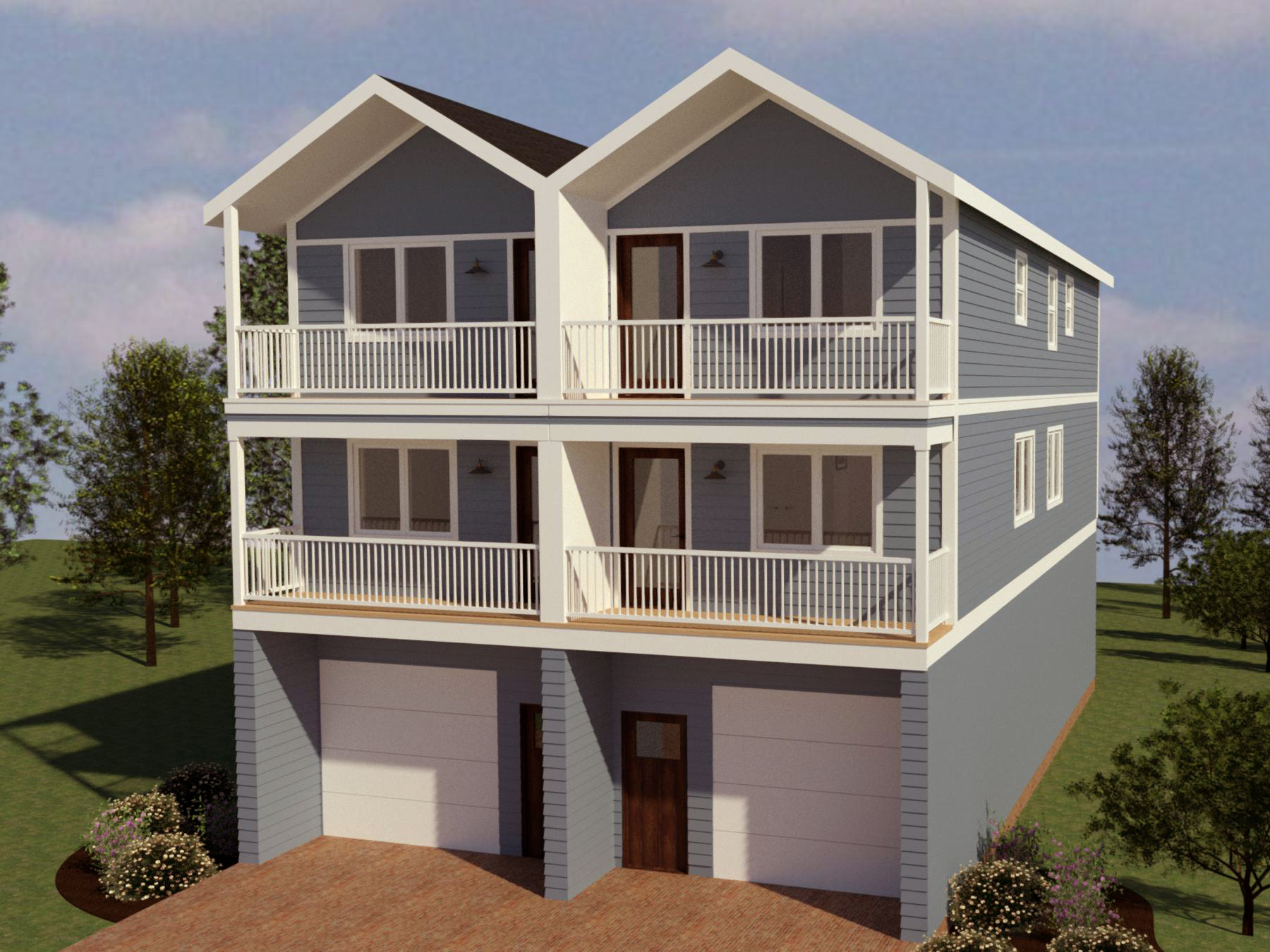 Townhome – Berkeley 1 Duplex by Irontown Homes