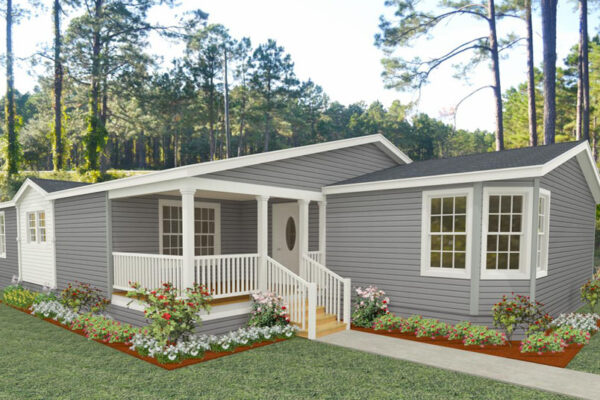 Four Bedroom Manufactured Home Floor Plan | TNR-7642, by Jacobsen Homes