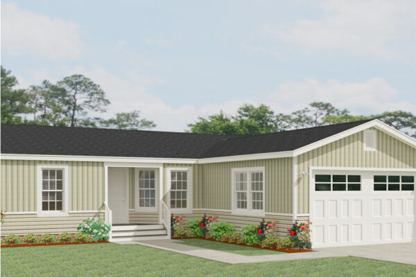 Three Bedroom Manufactured Home Floor Plan | TNR-7521, by Jacobsen Homes