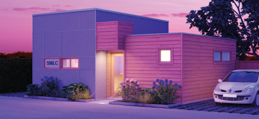 E Cube Laneway LE596 by Jenesys