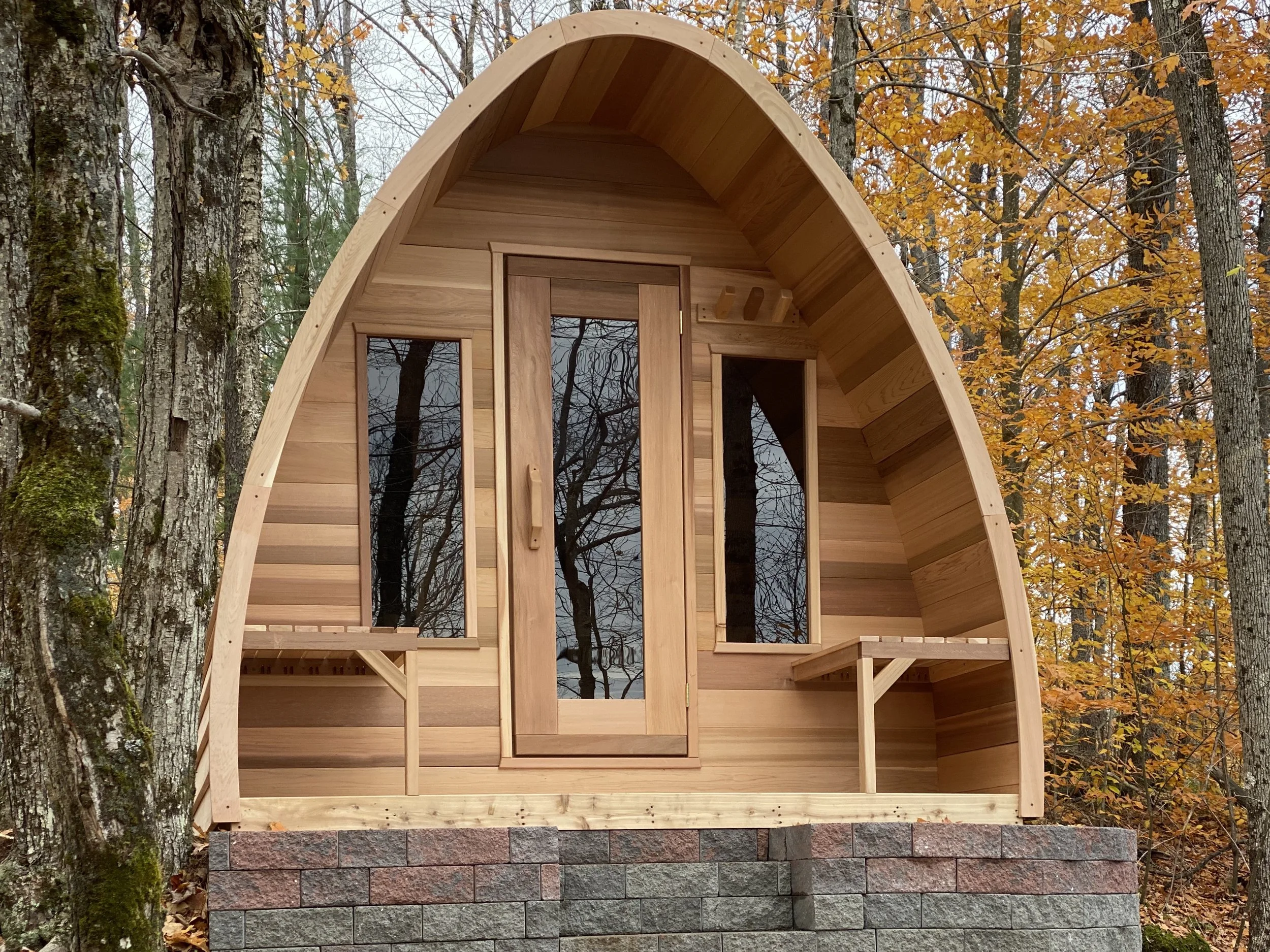 7’ Red Cedar pOD Sauna thumbnail 2