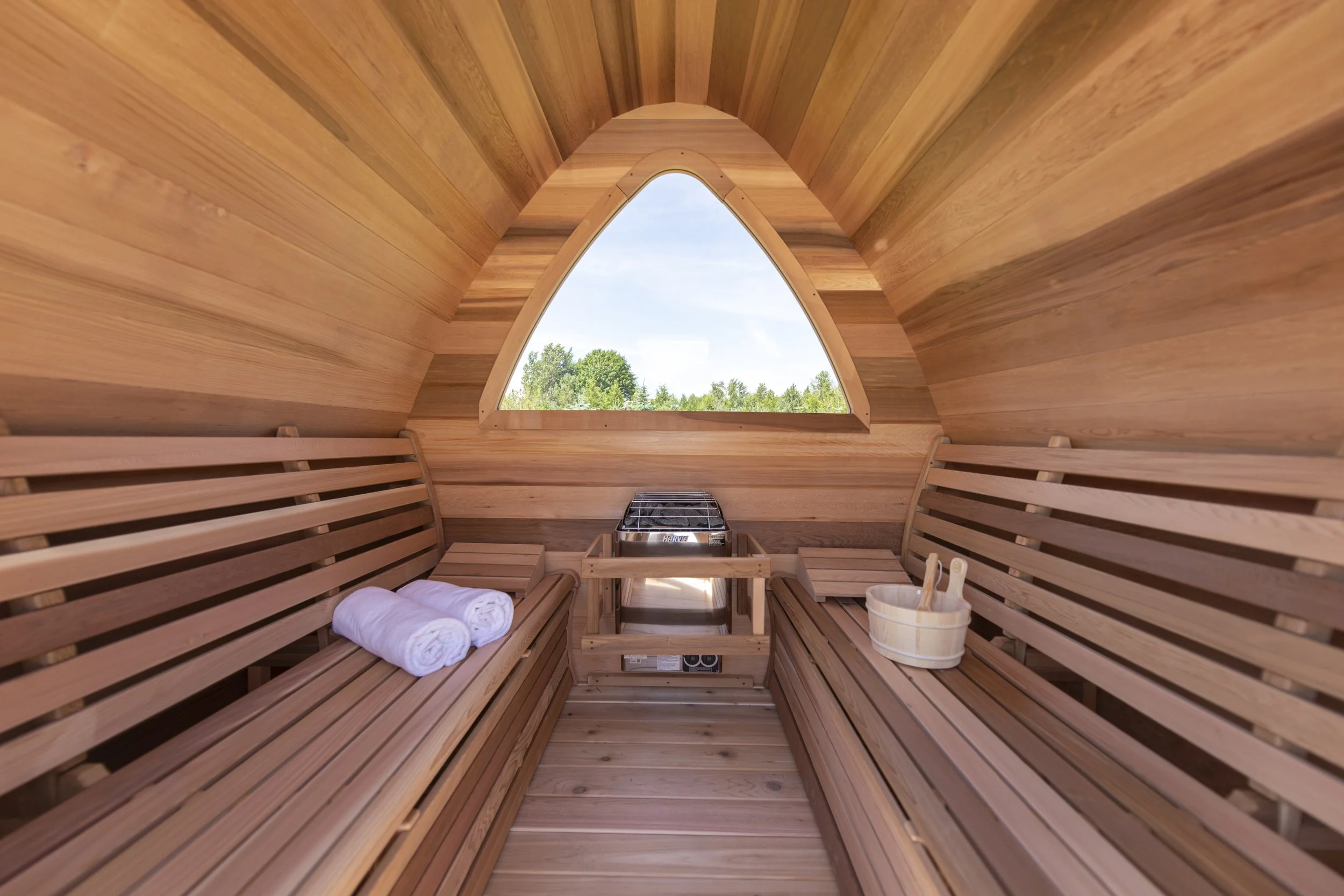 7’ Red Cedar pOD Sauna thumbnail 3
