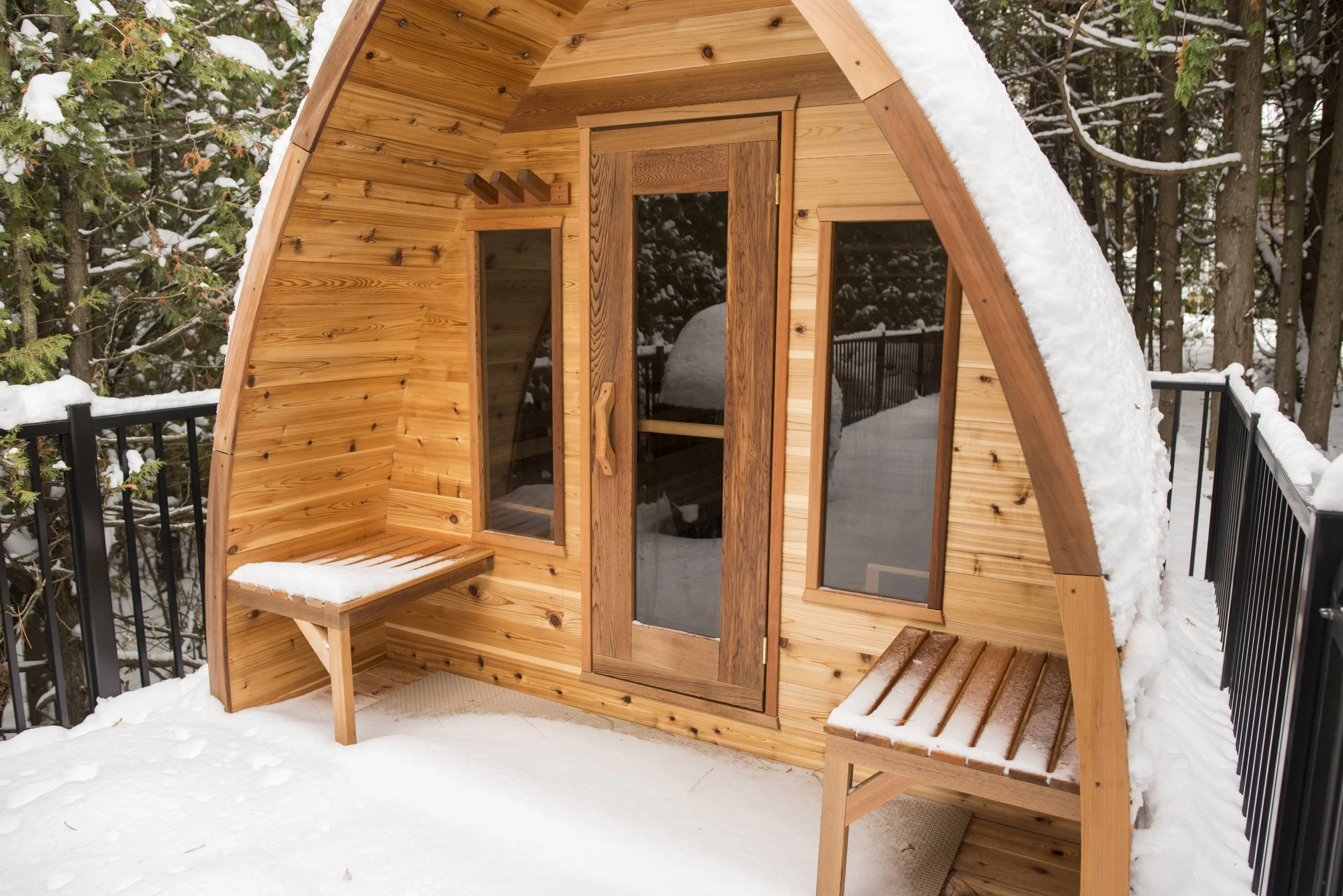 7’ Red Cedar pOD Sauna thumbnail 5