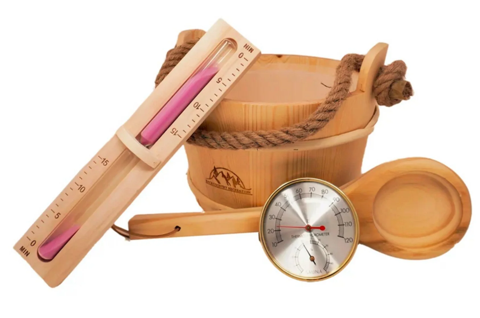 8’ thermowood scenic view barrel Sauna (extra wide) thumbnail 7