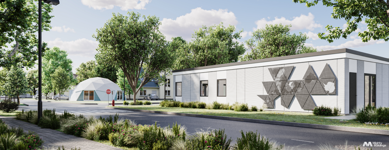 Buckminster Fuller Visitor Center by Mighty Buildings