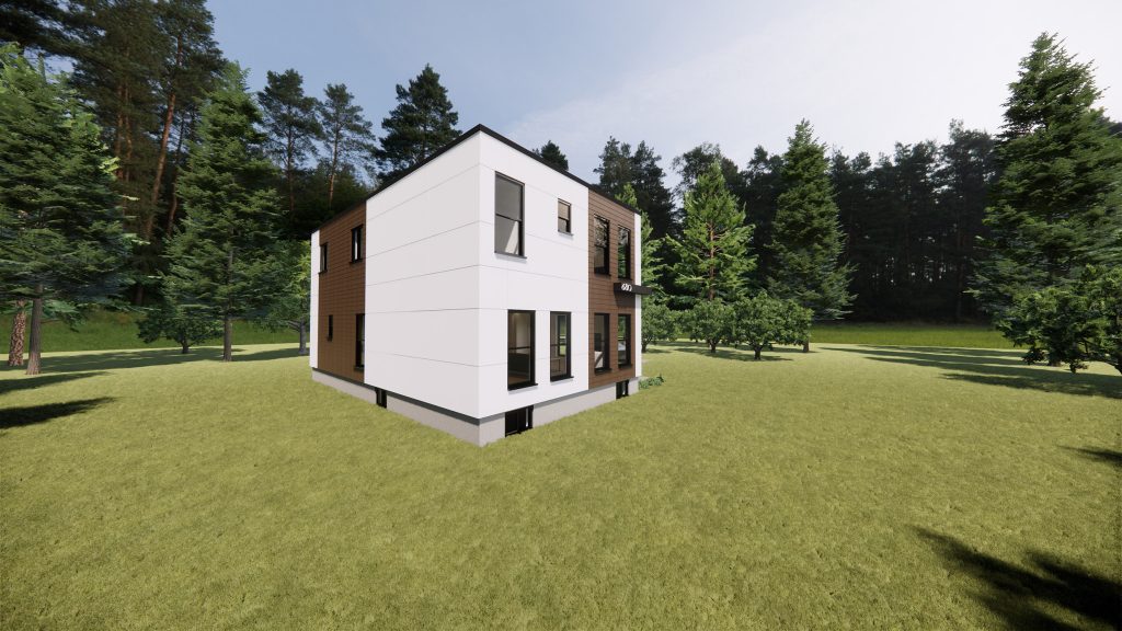3 Bedroom 2 Storey Family Style Wood Modular Home thumbnail 7