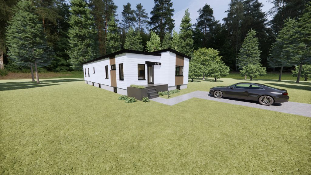 4 Bedroom 1 Storey Family Style Wood Modular Home thumbnail 2