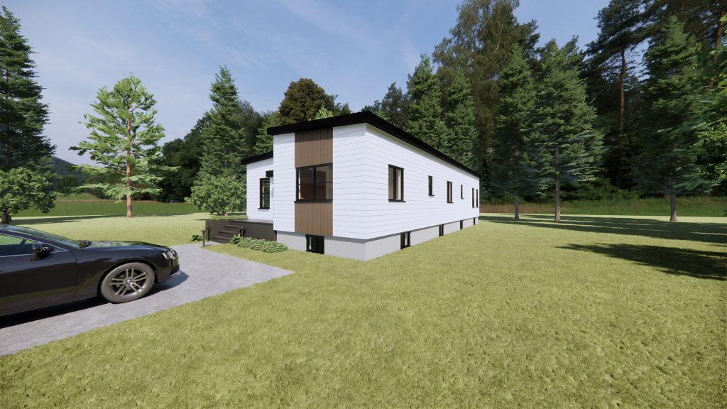 4 Bedroom 1 Storey Family Style Wood Modular Home thumbnail 7