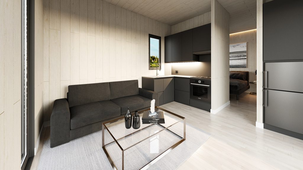 Steel Frame 1 Bedroom thumbnail 3