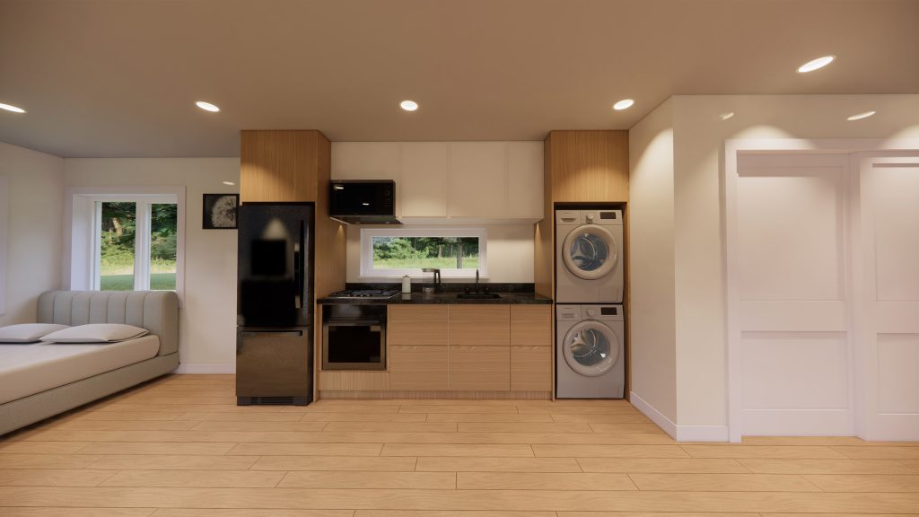 Studio Barrier Free Wood Modular Home thumbnail 3