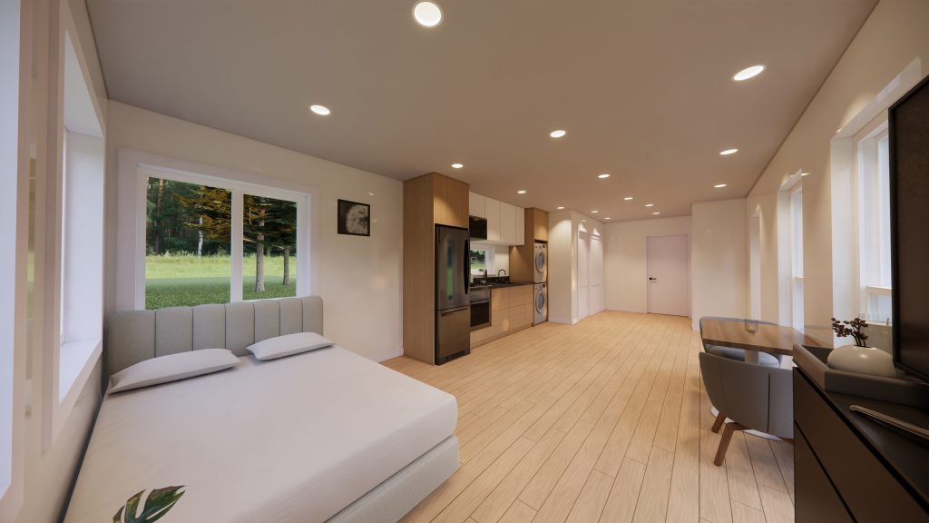 Studio Barrier Free Wood Modular Home thumbnail 4