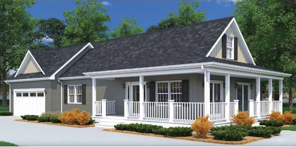 Bayshore Cape Cod Modular Home (Unfinished 2nd Floor) by Next Modular