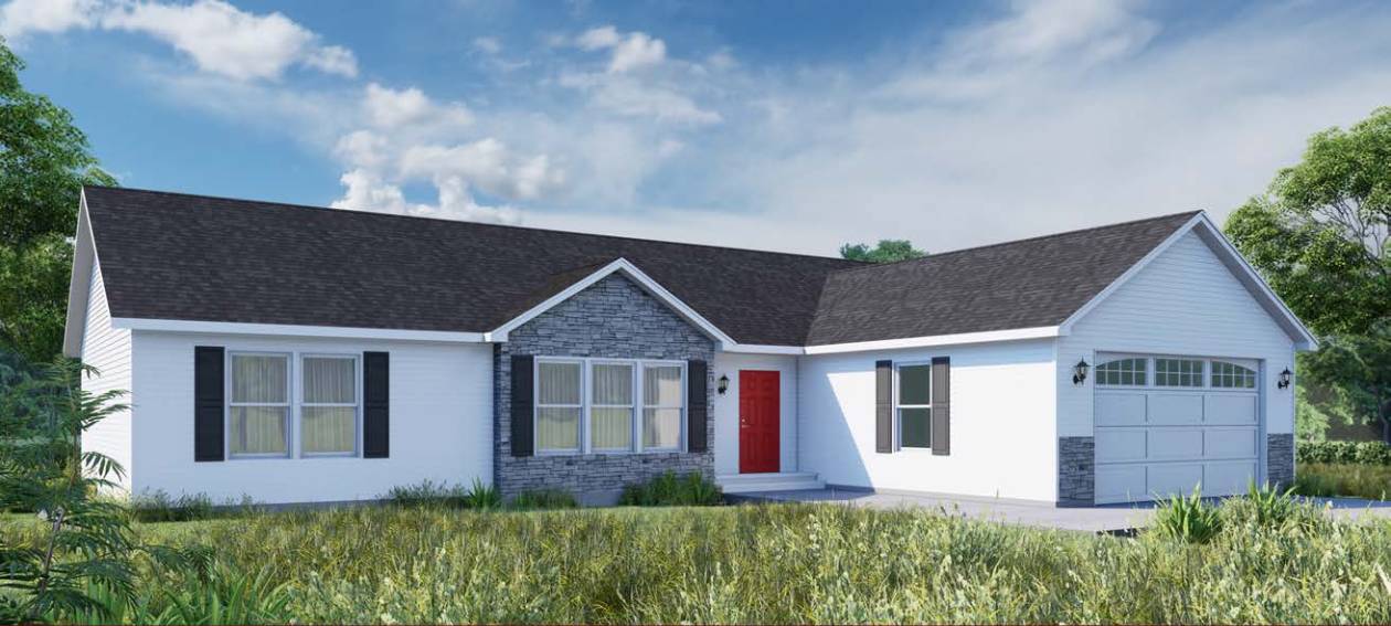 Brentwood II Ranch Modular Home by Next Modular