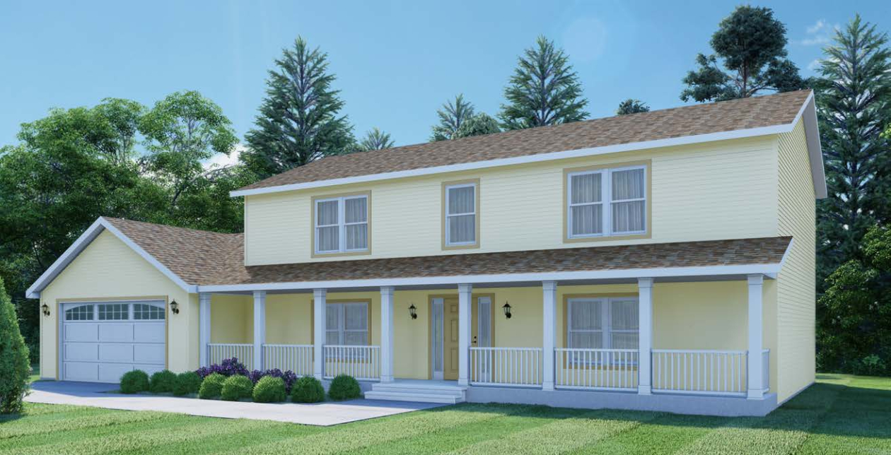 Coolidge II Two Story Modular Home by Next Modular