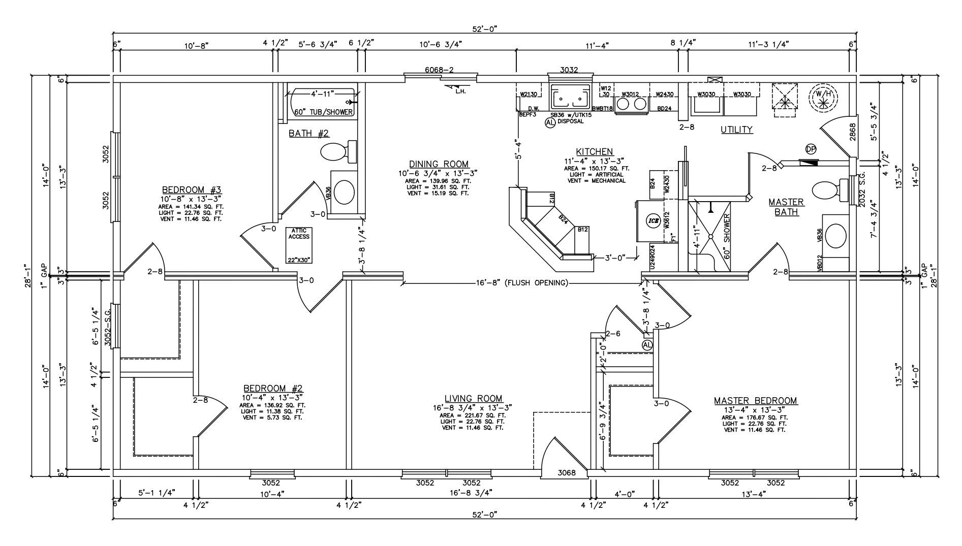 Dakota II Ranch Modular Home thumbnail 2
