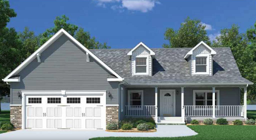 Hartford Cape Cod Modular Home (Unfinished 2nd Floor) by Next Modular