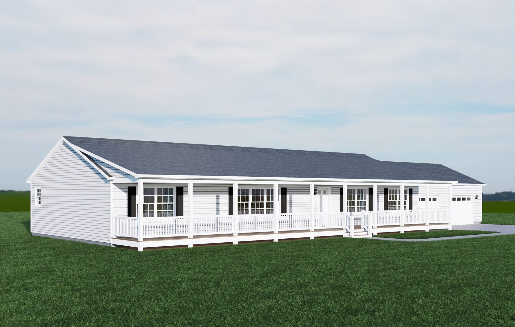 Hickory Forest Ranch Modular Home by Next Modular
