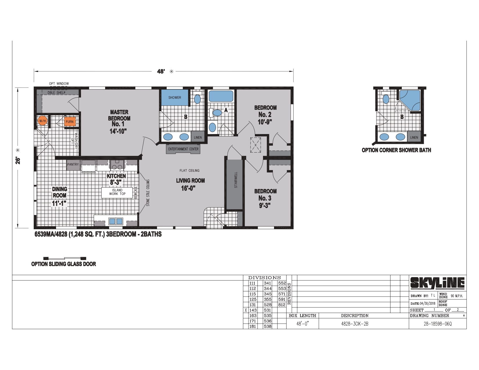 Hillcrest 6539 Ranch Modular Home thumbnail 2