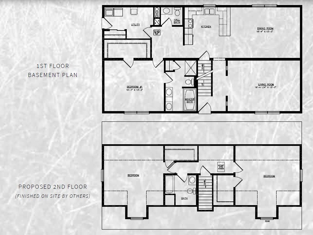 Lakeview 48 Cape Cod Modular Home (Unfinished 2nd Floor) thumbnail 2
