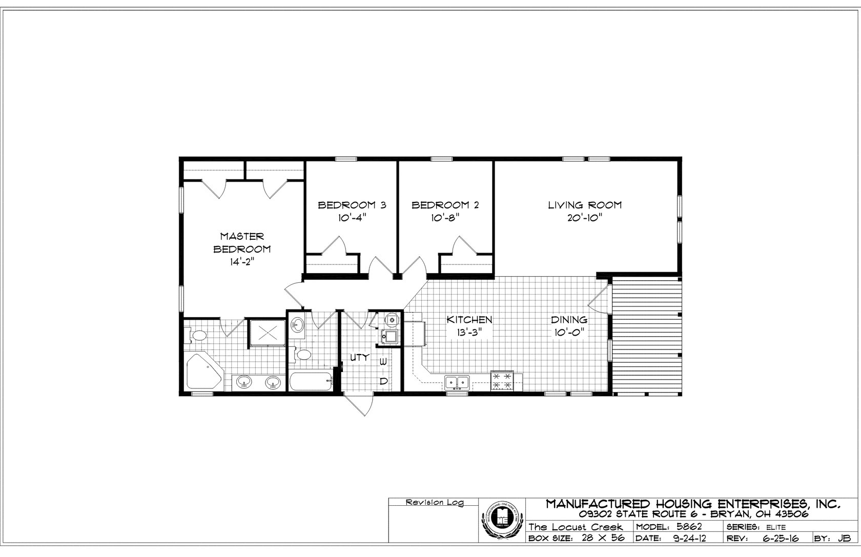 Locust Creek Ranch Double Wide Mobile Home – 28 x 56 by Next Modular