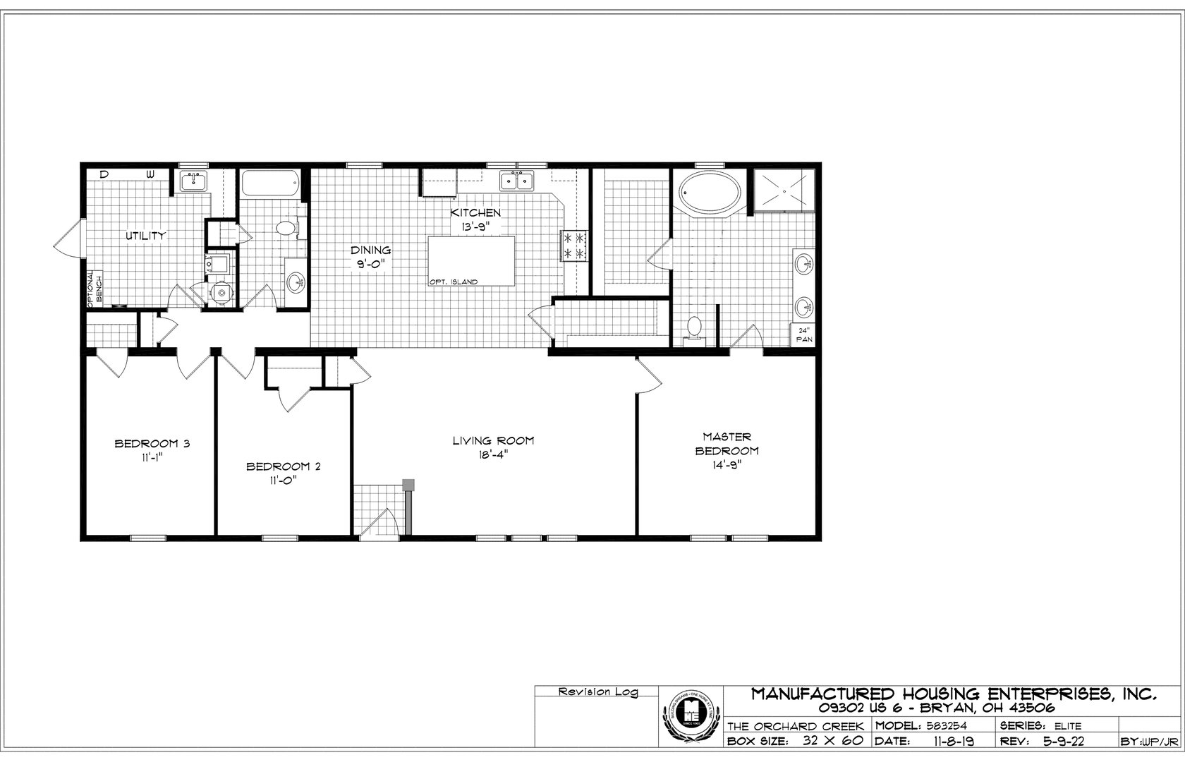 Orchard Creek Ranch Double Wide Mobile Home – 32 x 60 by Next Modular