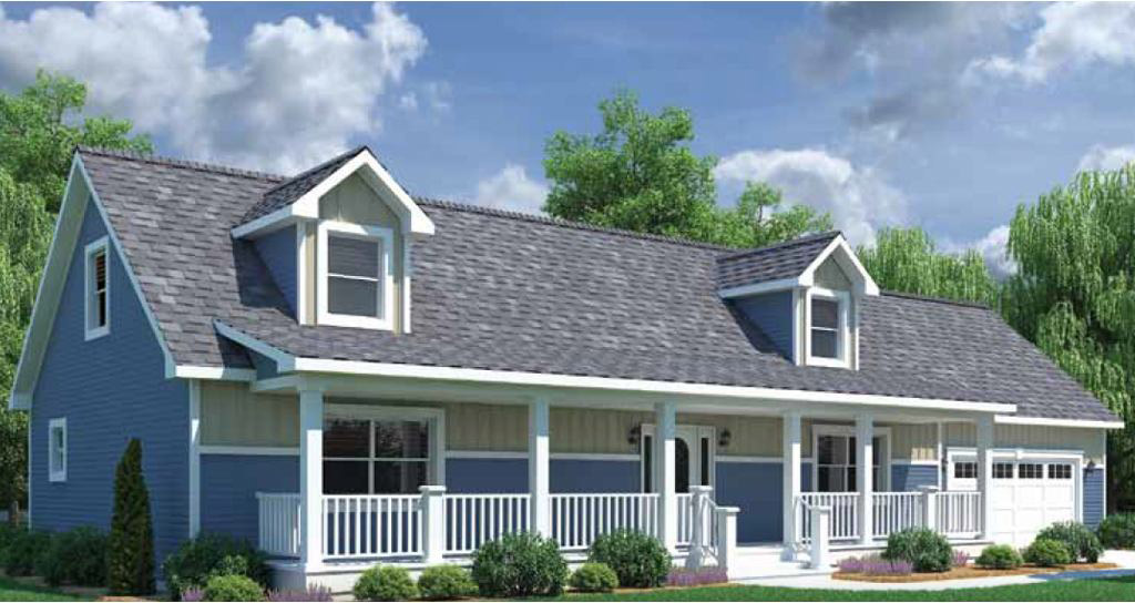 Providence 52 Cape Cod Modular Home (Unfinished 2nd Floor) by Next Modular