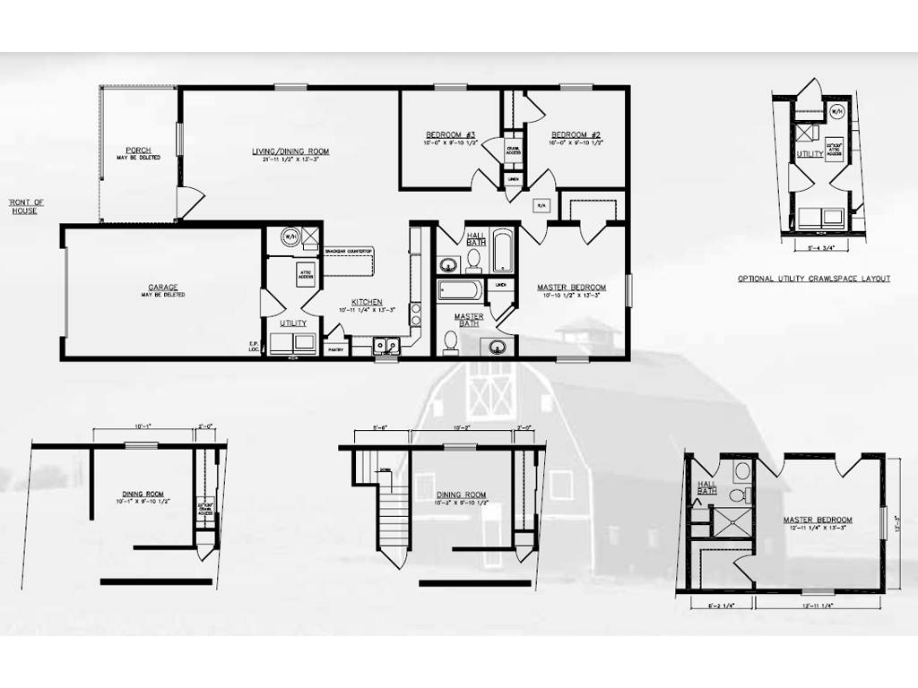 Remington Ranch Modular Home – Includes Garage & Porch thumbnail 2