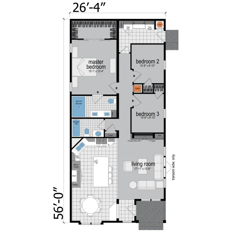 Spectra CS56 Ranch Modular Home thumbnail 2