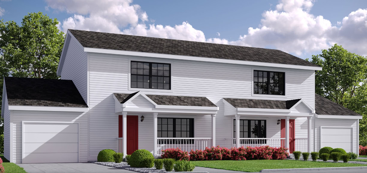 Townhouse Duplex Two Story Modular Home thumbnail 2