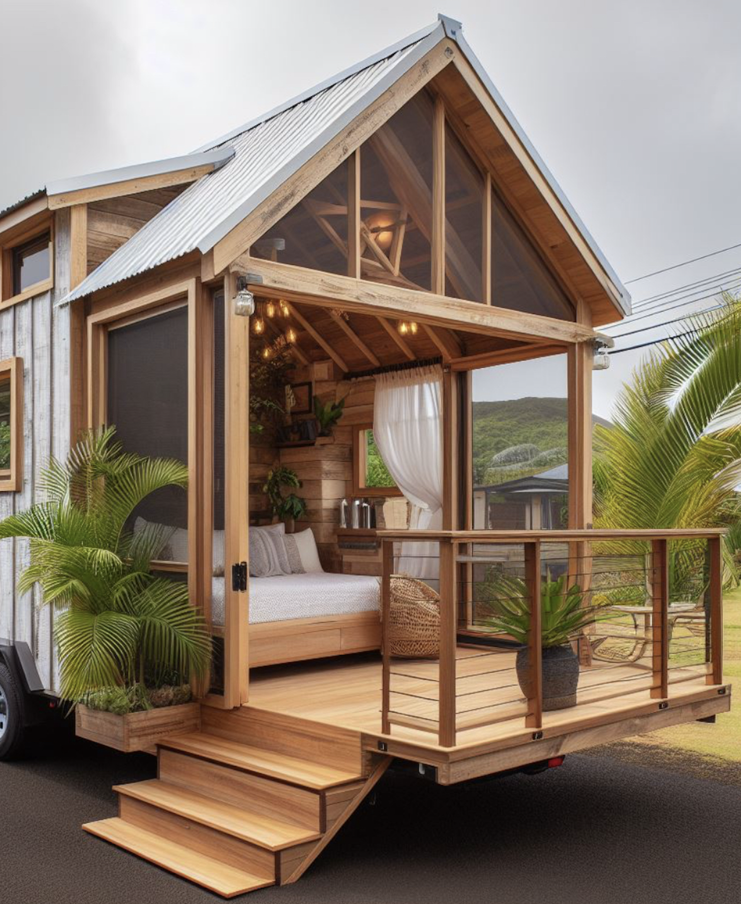Guest Room by Paradise Tiny Homes
