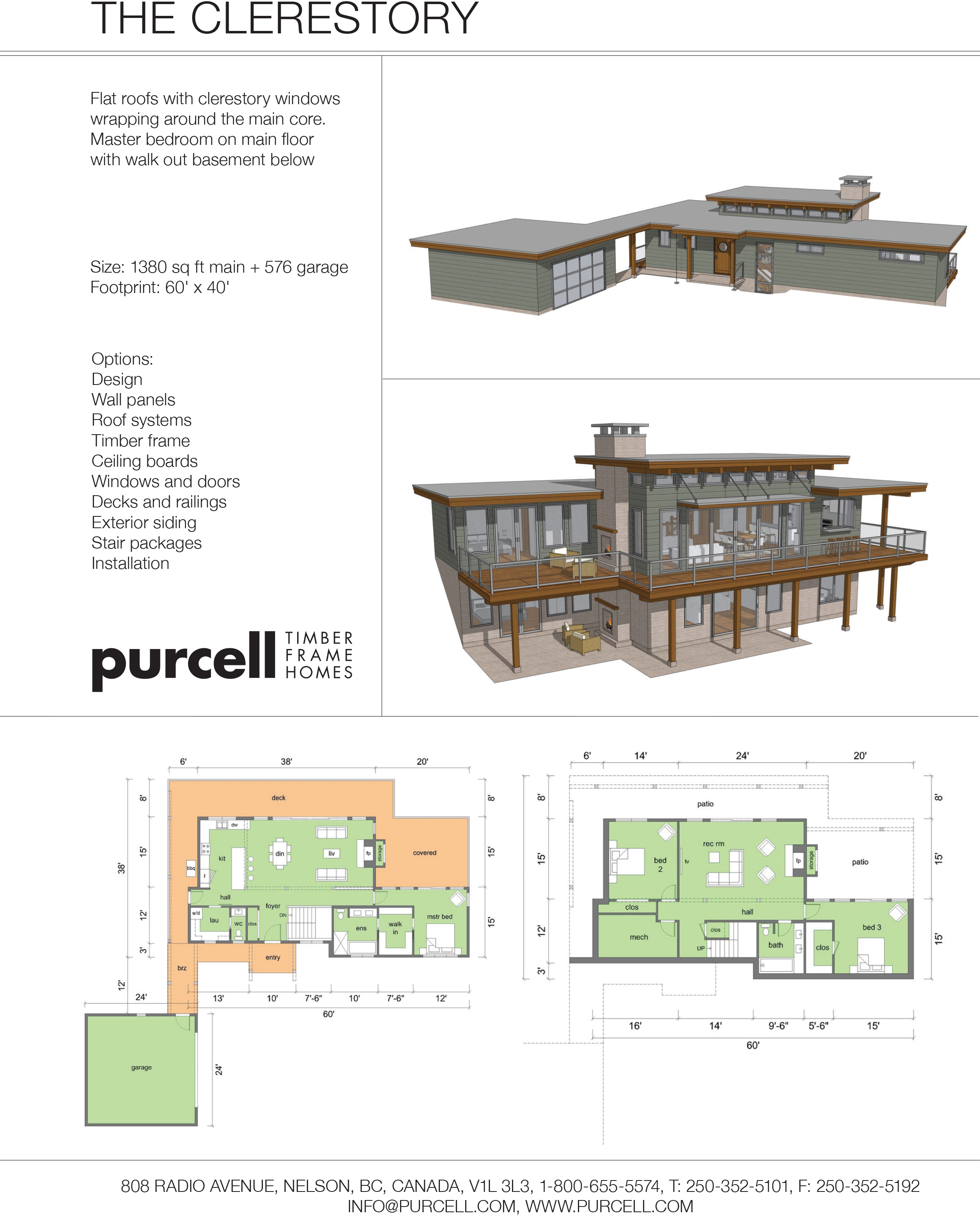 THE CLERESTORY by Purcell Timber Frame Homes