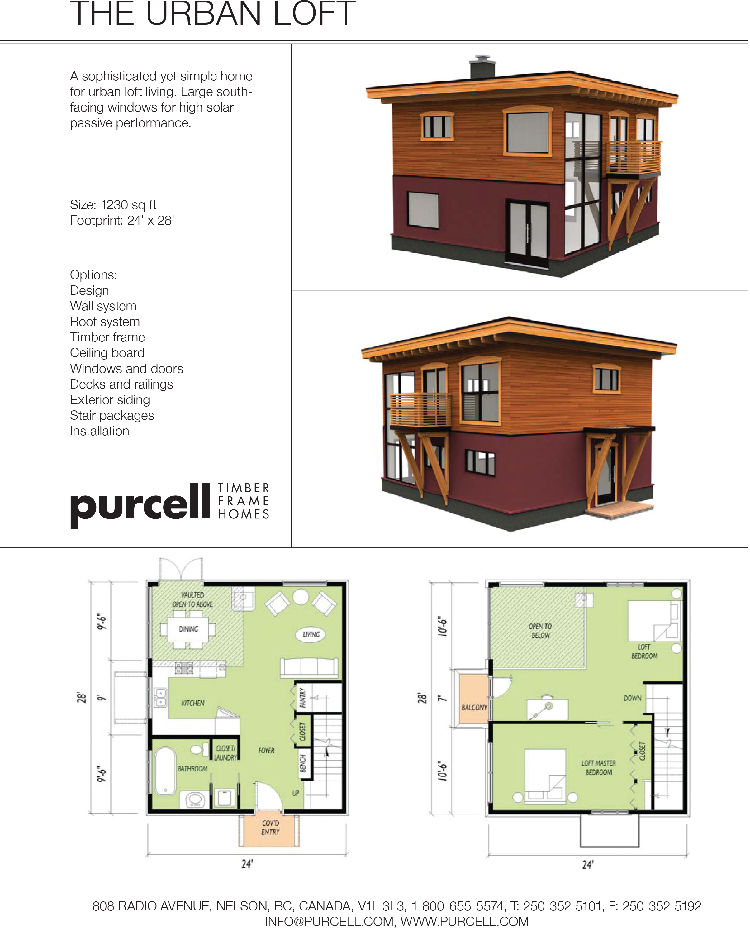 THE URBAN LOFT by Purcell Timber Frame Homes