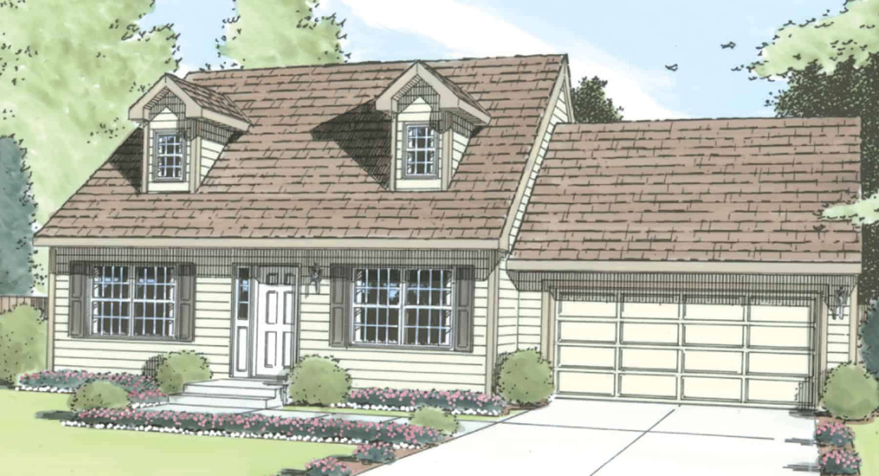 The Cape Cottage II by Simplex Homes