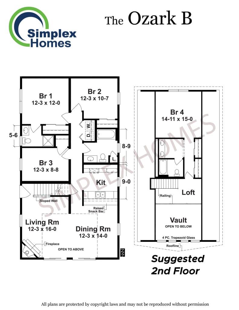 The Ozark B by Simplex Homes